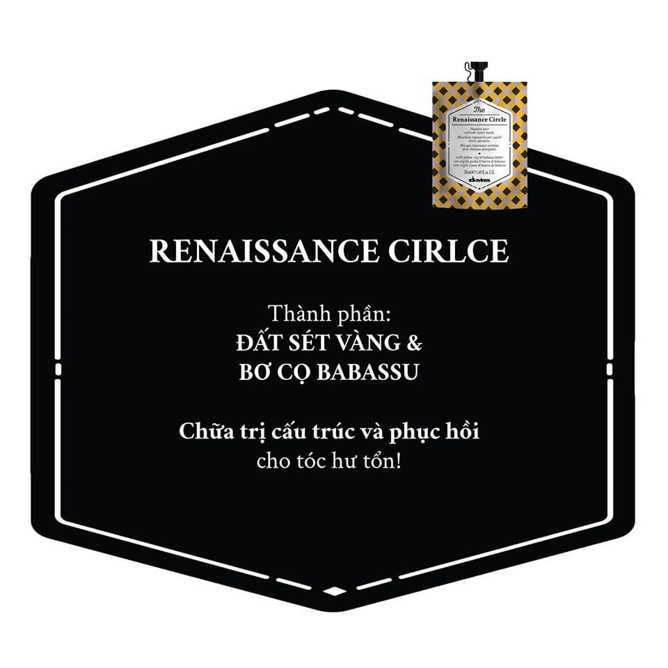 Hộp 6 mặt nạ tóc siêu phục hồi Davines The Renaissance Circle 50ML