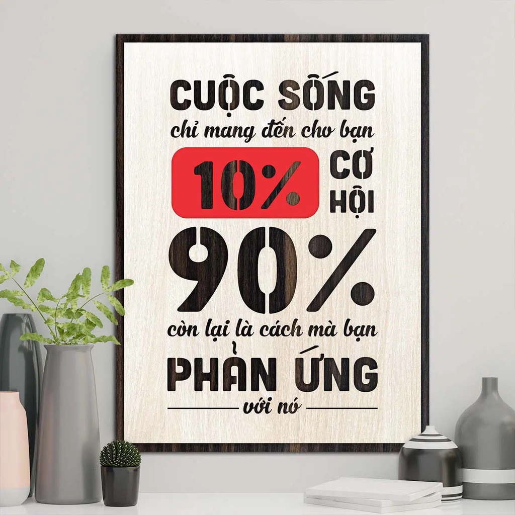 Tranh slogan đẹp - Tranh slogan tạo động lực - Mẫu mã đa dạng, thiết kế theo yêu cầu