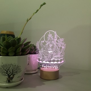 Đèn 3D Ngài Liên Hoa Sanh