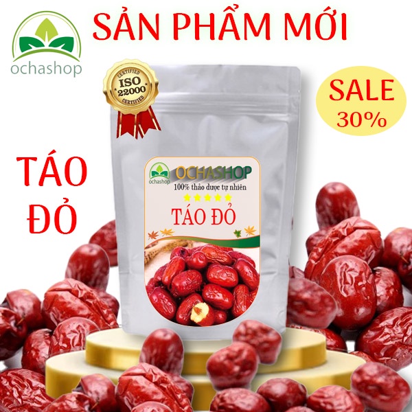 Táo Đỏ Sấy Khô 500gr Quả To Đều Và Đẹp
