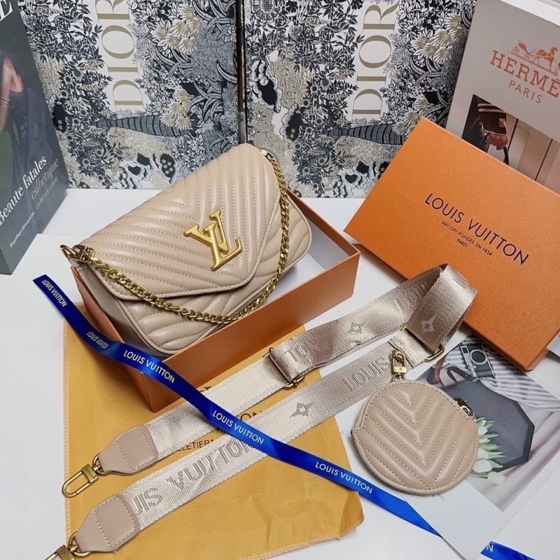 TÚI đeo chéo nữ LV NEW WAVE 2in1 SP FULLBOX SEAL