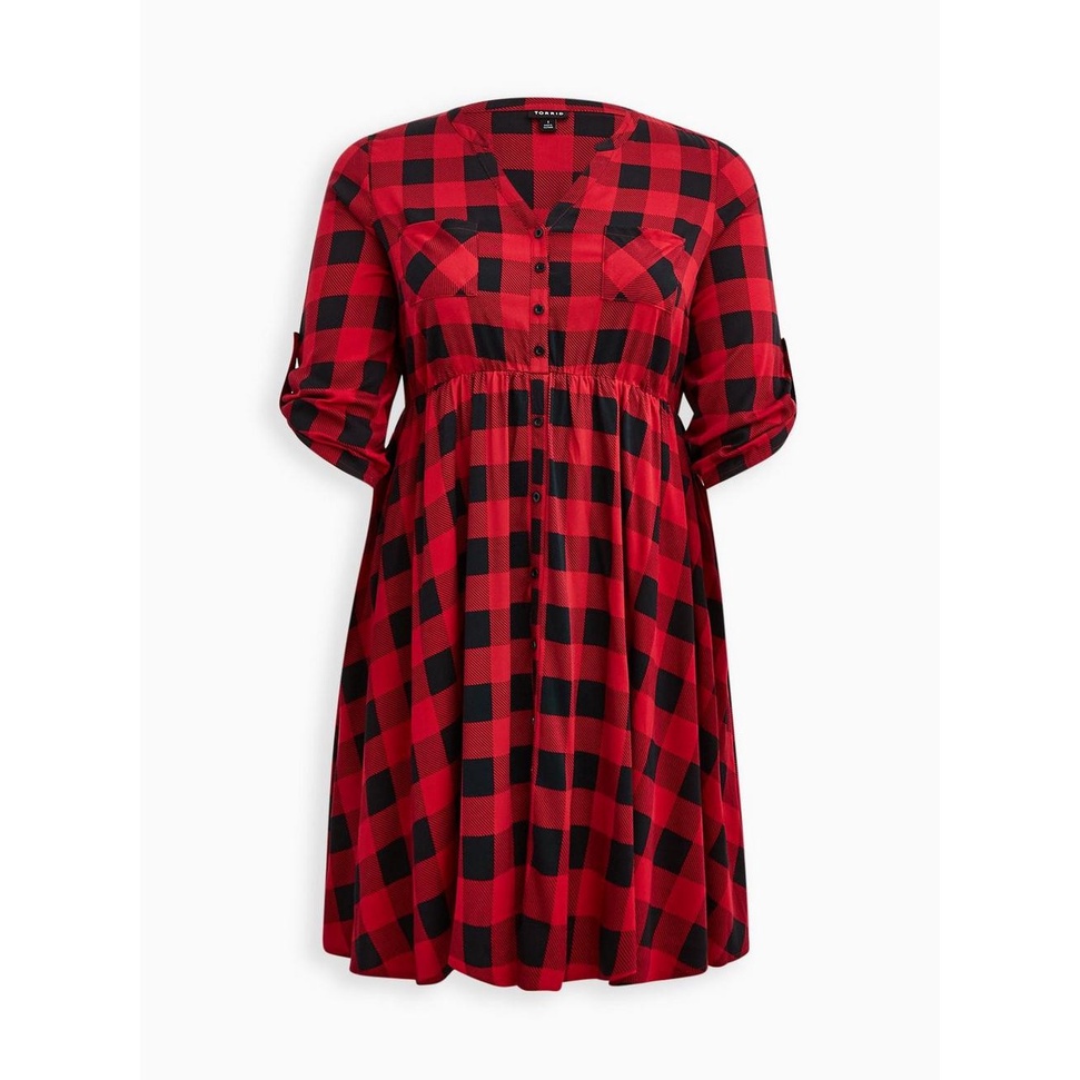 ĐẦM BABYDOLL BIGSIZE HOẠ TIẾT CARO