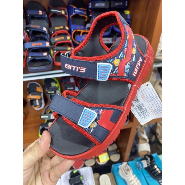 Sandal bé trai 24-30❤️Dép quai hậu học sinh họa tiết đế cầu vồng đế siêu nhẹ DEB009500