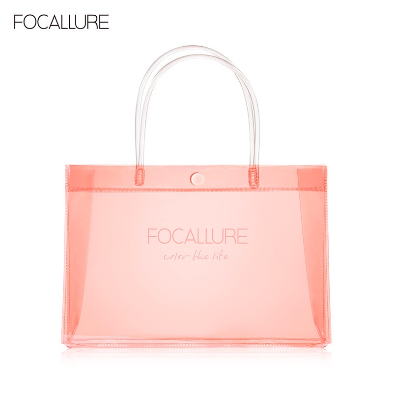 FOCALLURE PVC Túi Xách Trong Suốt Kháng Nước Làm Quà