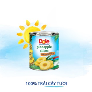 [SHIP ĐỒNG GIÁ 12K-20K TẤT CẢ ĐƠN] Dứa Tươi Nguyên Lát Dole (822g)