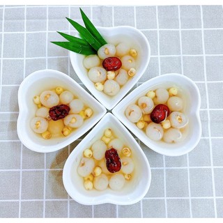 Bộ khay tim - hàng gốm sứ Bát Tràng