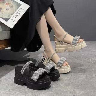 Sandal/Dép đế bánh mì cao 9cm