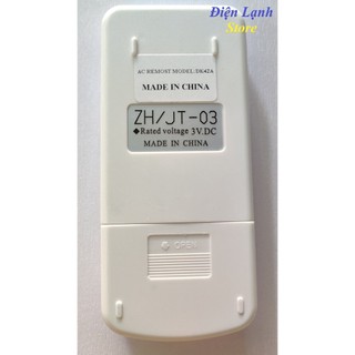 Remote máy lạnh Chigo. (Tặng kèm cặp pin).