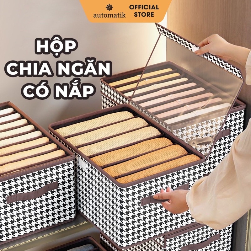 túi đựng đồ chia 7 ngăn cao cấp có nắp đậy