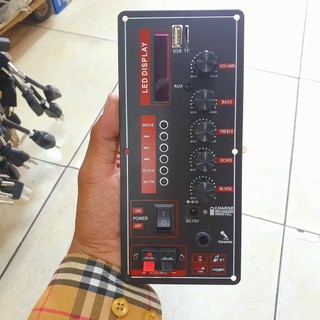 Bo mạch loa kéo mini 60w kèm nguồn 12v đánh loa bass 16 - 20 đơn - 432vietnam