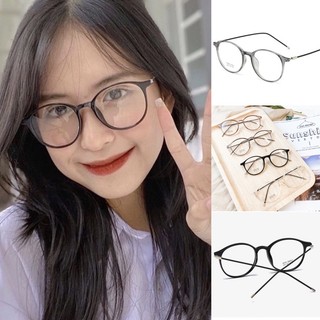 Gọng kính tròn nhựa dẻo dáng bầu tròn ,gọng tròn -8096