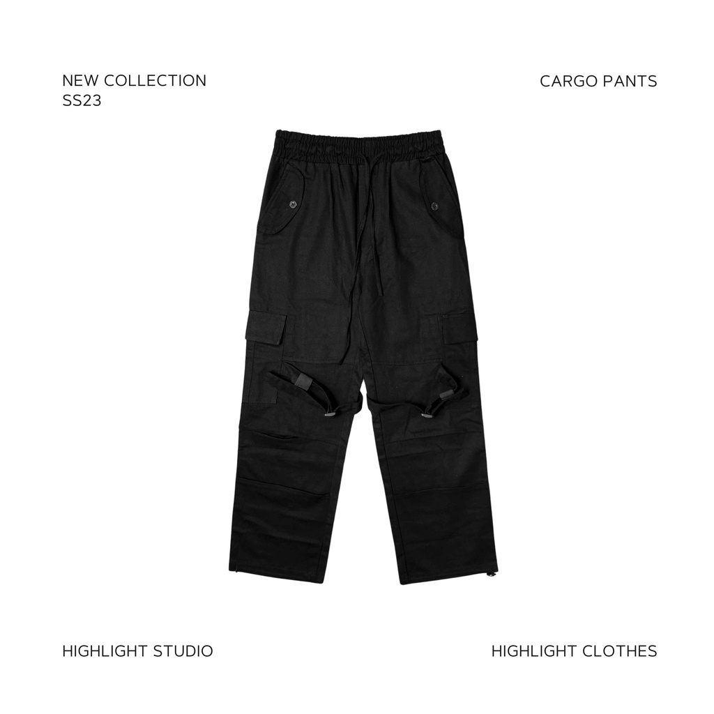 QUẦN KAKI TÚI HỘP DÂY RÚT FORM RỘNG UNISEX NAM NỮ