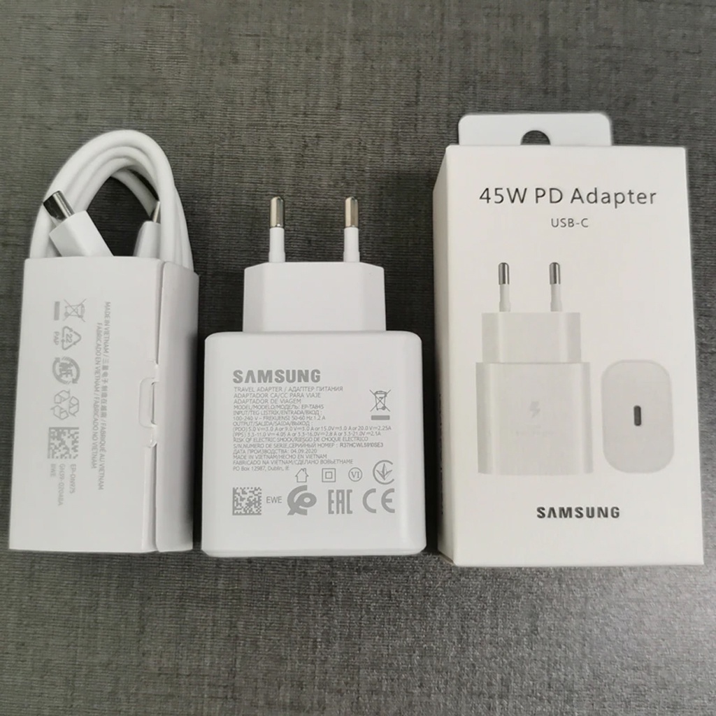 Sạc siêu nhanh Samsung 45W chính hãng
