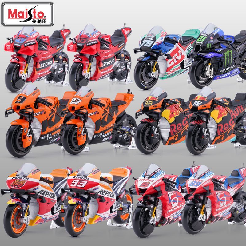 Mô Hình Xe Mô Tô Đua MOTO GP Bằng Hợp Kim Tỉ Lệ 1 / 18
