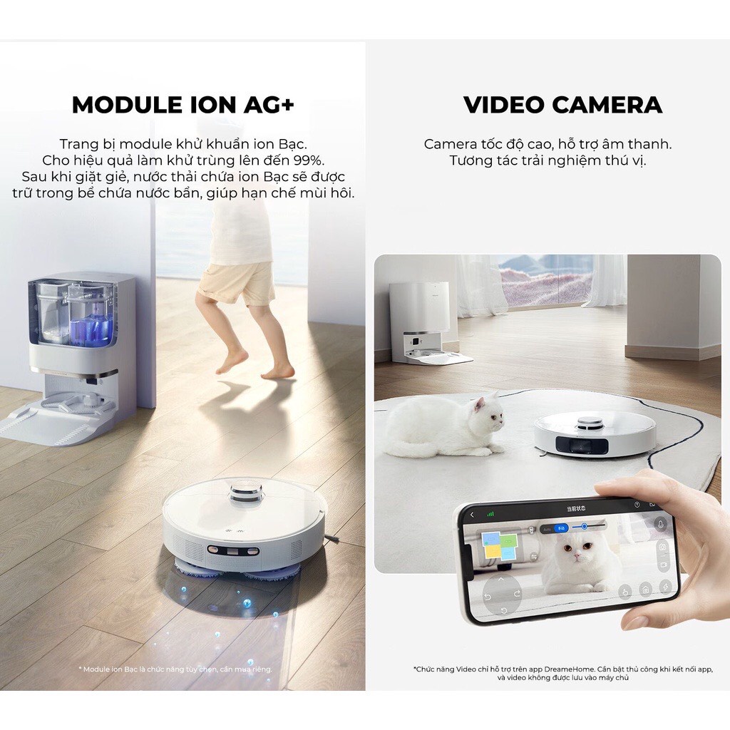 Robot Hút Bụi Lau Nhà Dreame bot W10S Pro Tự Giặt Giẻ, Sấy Khô, Hàng chính hãng, Bảo hành 24 tháng | BigBuy360 - bigbuy360.vn