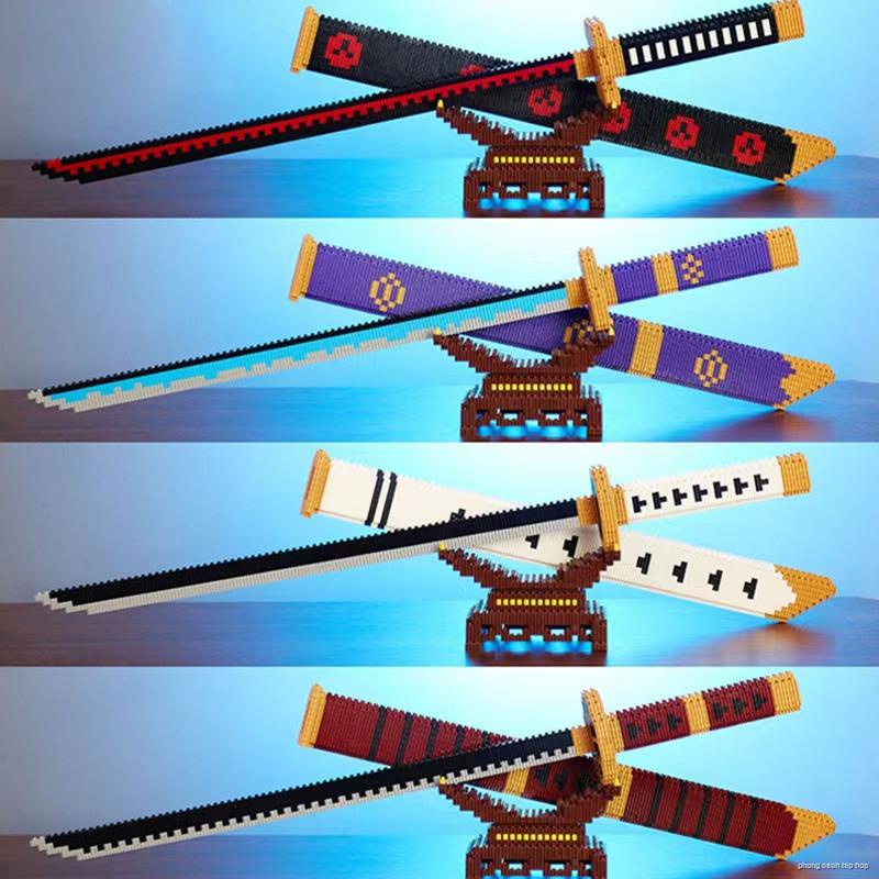 63cm/mô hình đồ chơi xếp hình kiếm connection Kimetsu No Yaiba lắp ráp rèn luyện trí thông minh LINK