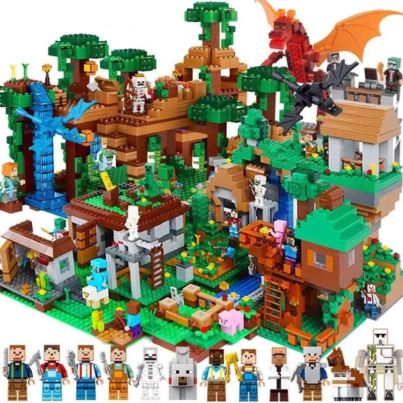 Bộ Đồ Chơi Lắp Ráp Lego Minecraft Cho Bé