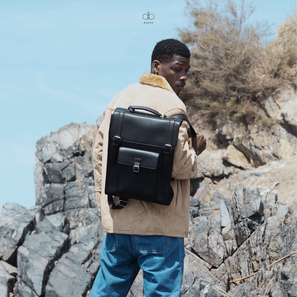 Balo da thời trang nam nữ Finn Backpack - BARAS VIETNAM - Balo da nam