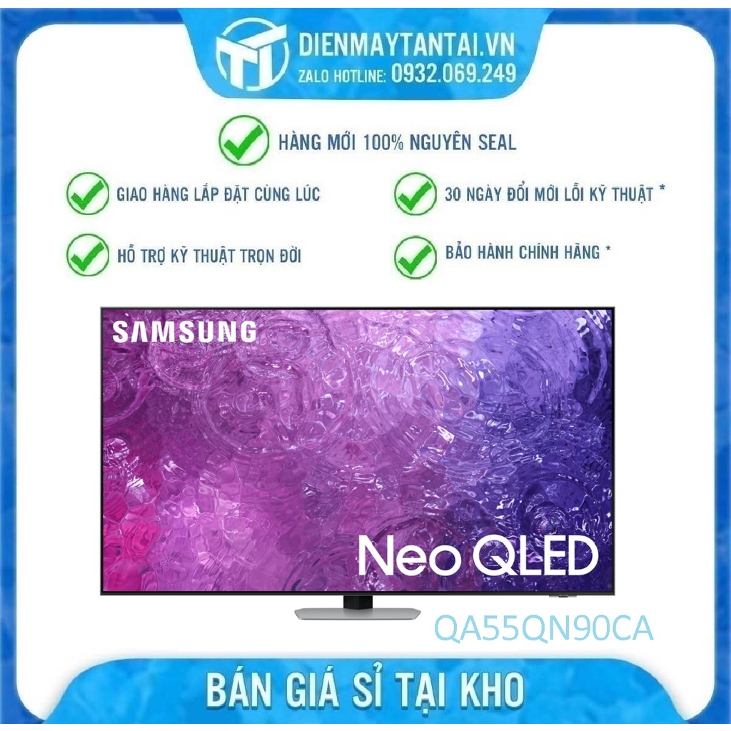 Smart Tivi Neo QLED 4K 55inch Samsung QA55QN90CA Hệ điều hành Tizen,Chiếu hình từ điện thoại lên TV - GIAO MIỄN PHÍ HCM