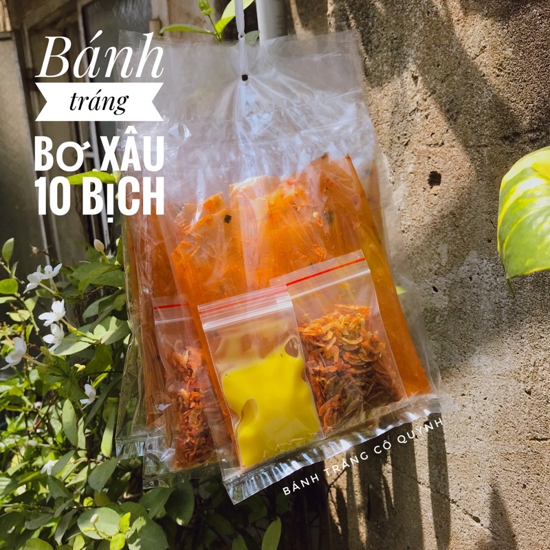 Bánh tráng dẻo tôm mix bơ béo tiết kiệm