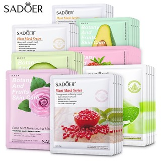 Combo 5 miếng Mặt nạ dưỡng da cấp ẩm trái cây SADOER mặt nạ đắp mặt collagen tự nhiên