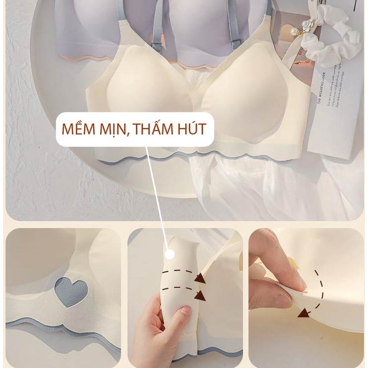 Áo lót nữ đúc su áo ngực không gọng mềm mịn thoáng mát METIS không gọng chuẩn form QPA45 | BigBuy360 - bigbuy360.vn