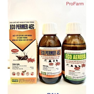 Cặp Eco Pemer+Eco Aerosol Ruôi, muoi, kien gián mạt mò, mong