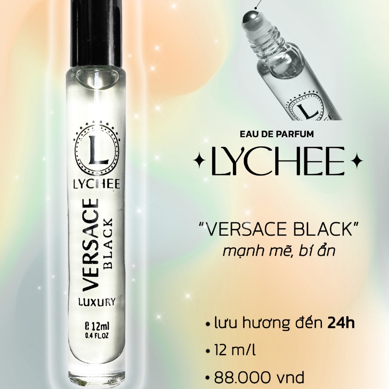 Nước Hoa Lychee Luxury Tinh Dầu Pháp 12ml Hương Versace