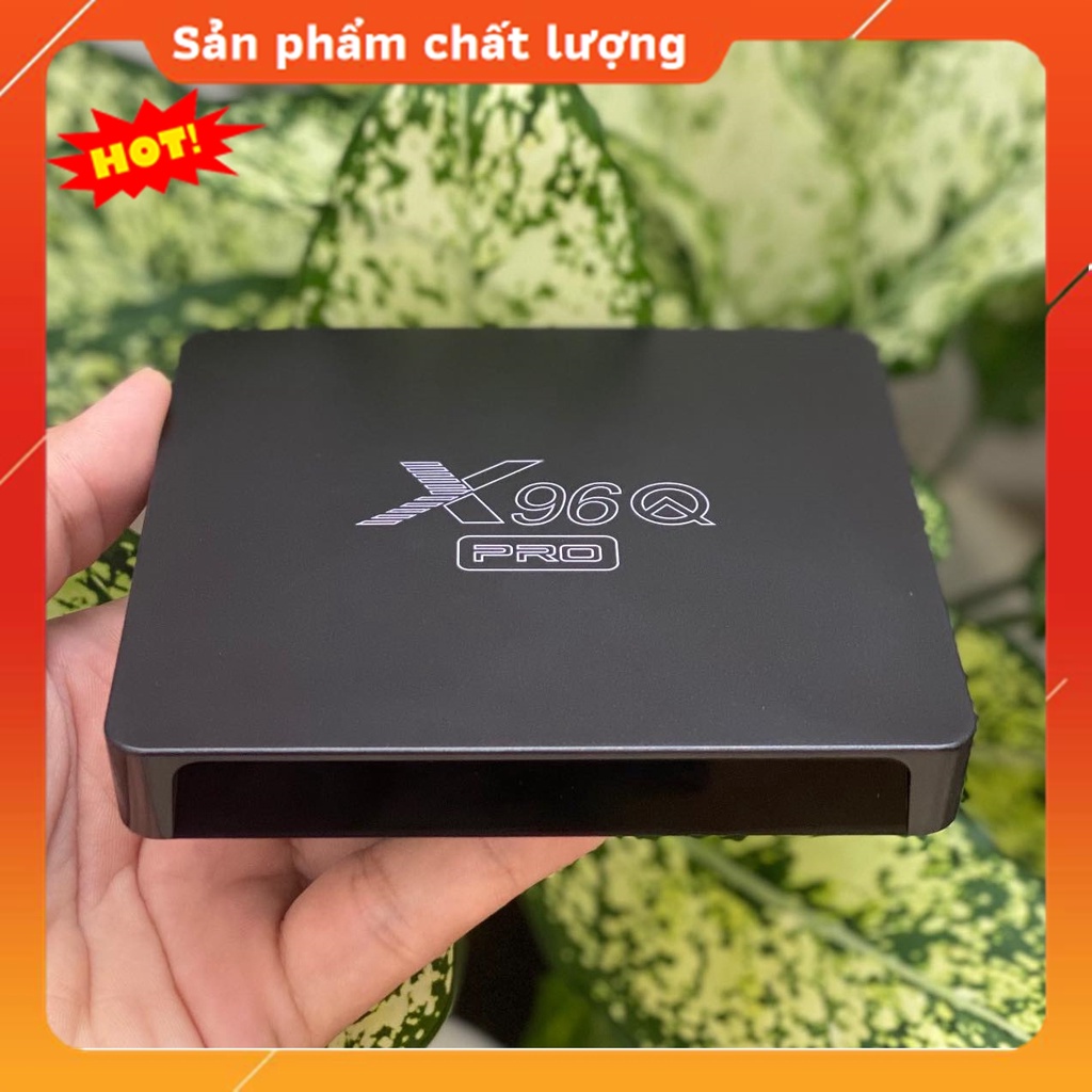 Android TV Box X96Q PRO, New 2023, Ram 2GB, Android TV 10.0 Bảo hành 12 Tháng