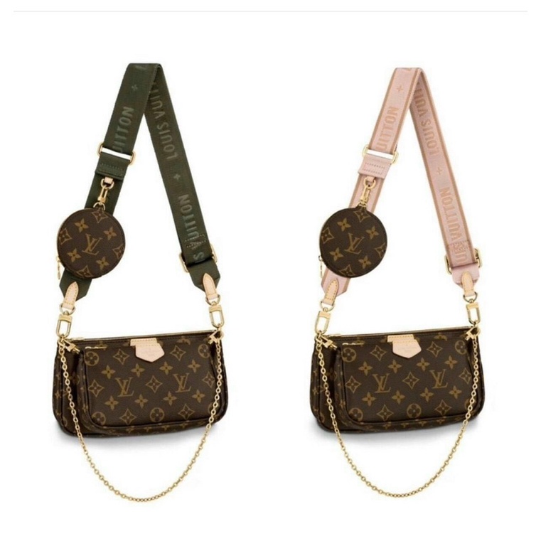 Túi Xách LV Multi Pochette Hồng Xanh  -  By Willow.luxury