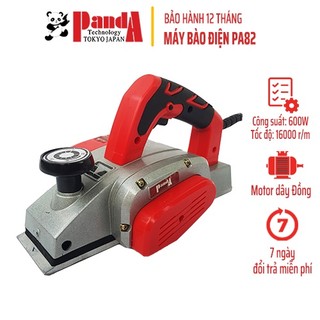 Máy bào gỗ cầm tay chạy điện PANDA PA82 công suất 600W bảo hành 12 tháng chính hãng