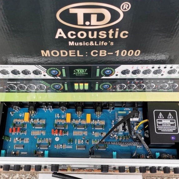 Nâng tiếng karaoke, Nâng tiếng TD Acoustic CB-1000 cao cấp, Bluetooth-Optical-USB-Chỉnh Âm Hay