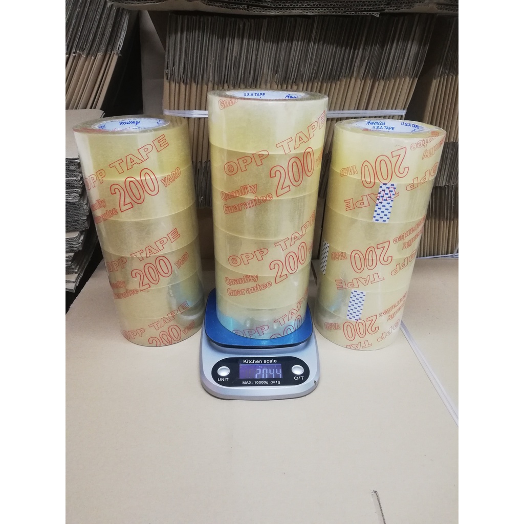 Băng keo trong 1.8kg 200yard băng dính dán thùng đóng gói hàng hóa