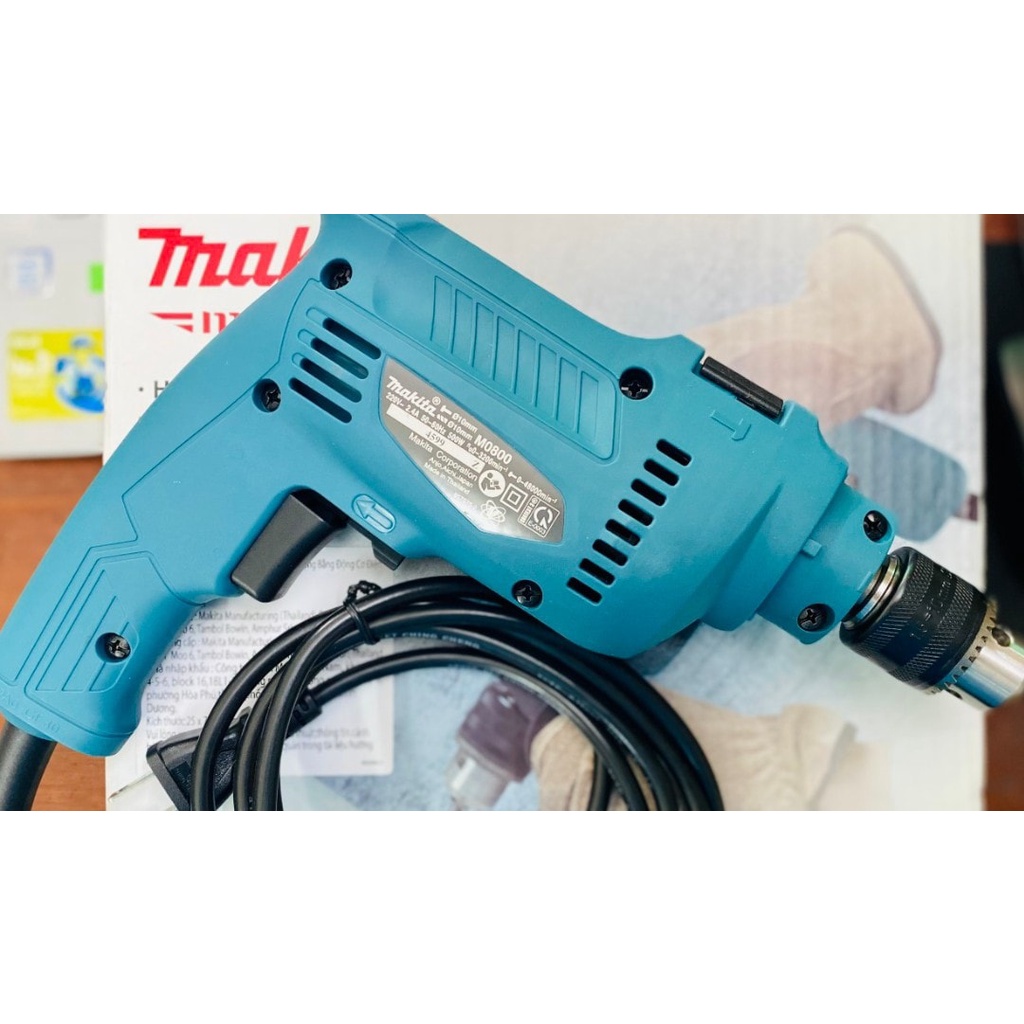 Máy khoan búa điện Makita 500W M0800B (10mm) - Máy khoan động lực Makita