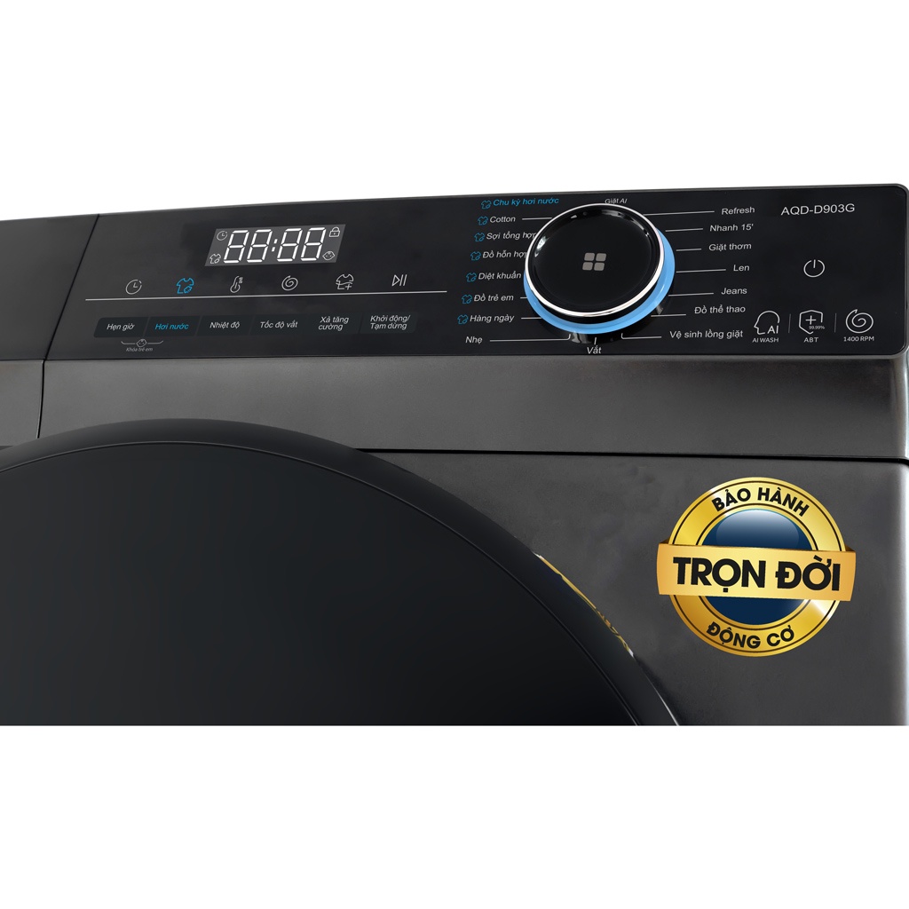 Máy Giặt Aqua Inverter 9 Kg AAQD-D903G.BK 2021