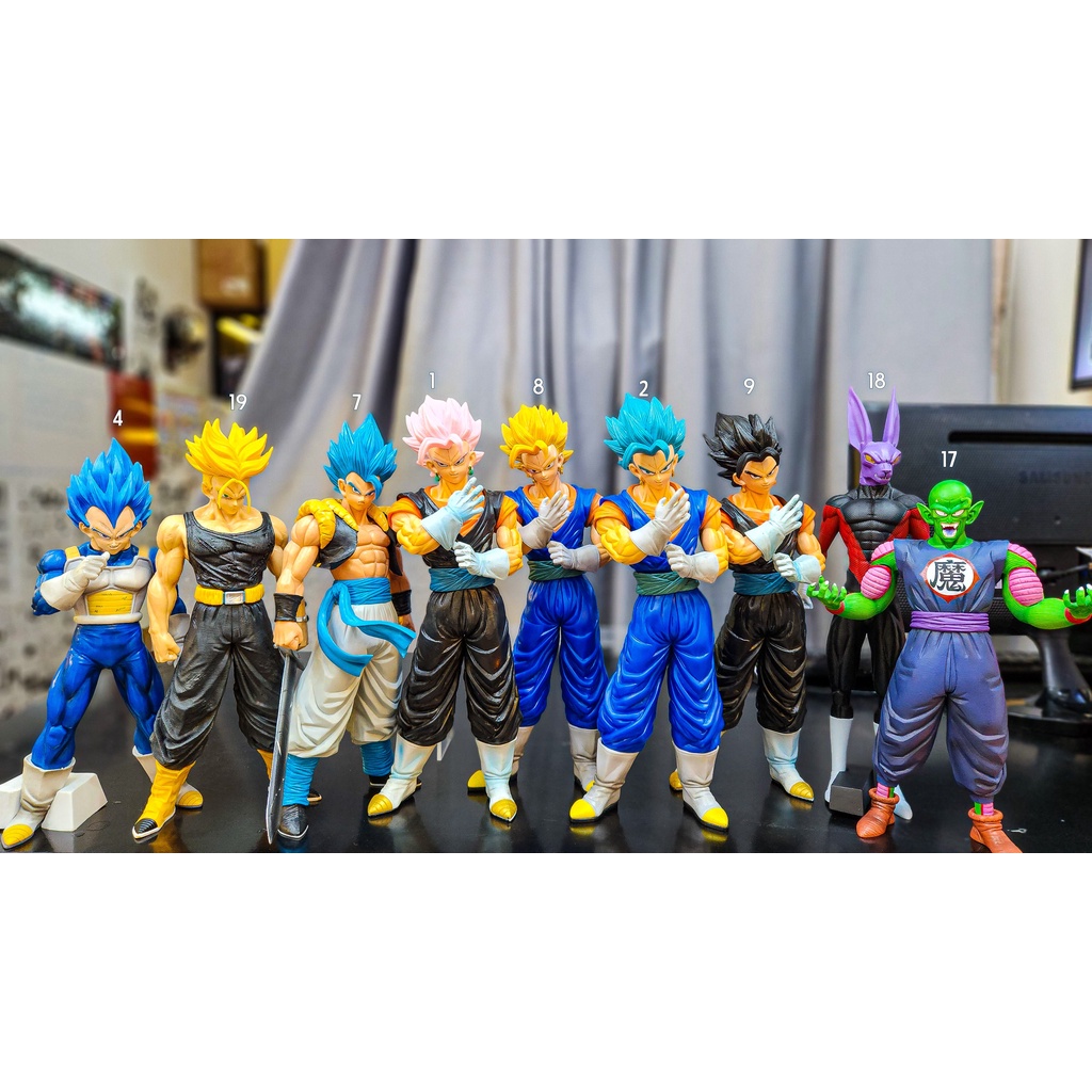 Combo mô hình Dragon ball Mabuu, songoku, trunk, bardock, piccolo tự chọn giá siêu đẹp
