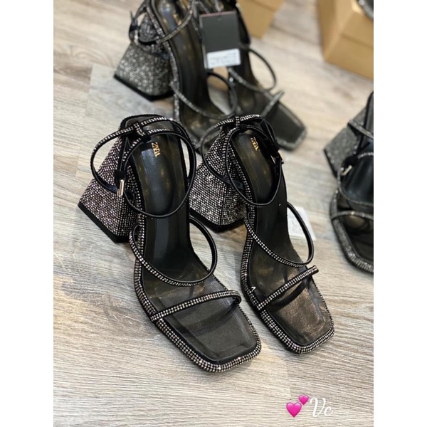 GIÀY SANDAL FULL ĐÁ ĐÚP 10 PHÂN SIÊU SANG CHẢNH MÀ LẠI TÔN DÁNG