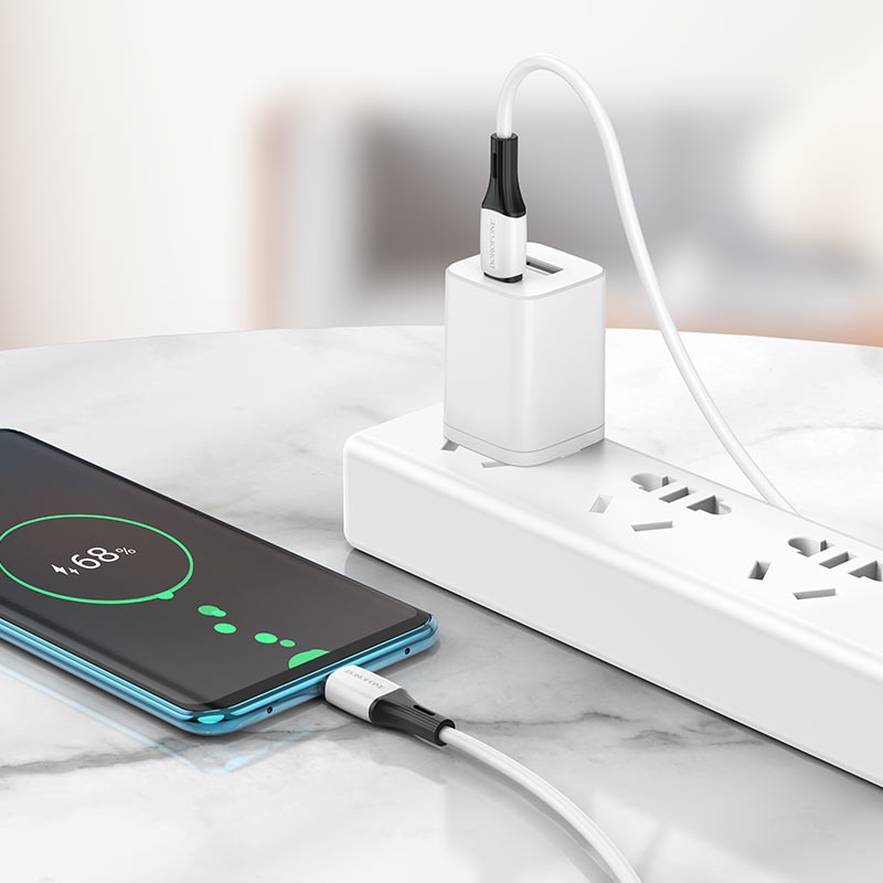 Dây Sạc Nhanh Micro, TypeC, I.P BX79 Chính Hãng, Cáp Sạc 2.4A Borofone Bảo Hành 12 Tháng