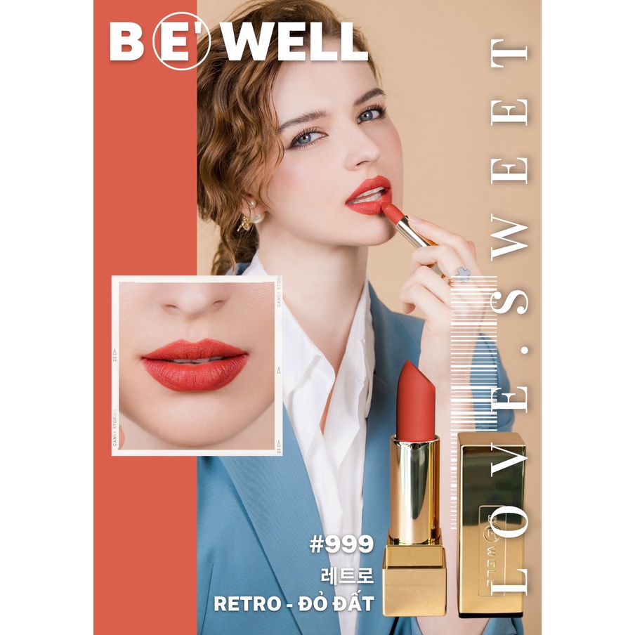 Son thỏi Bewell Love Sweet Matte Lip Stick Limited Edition