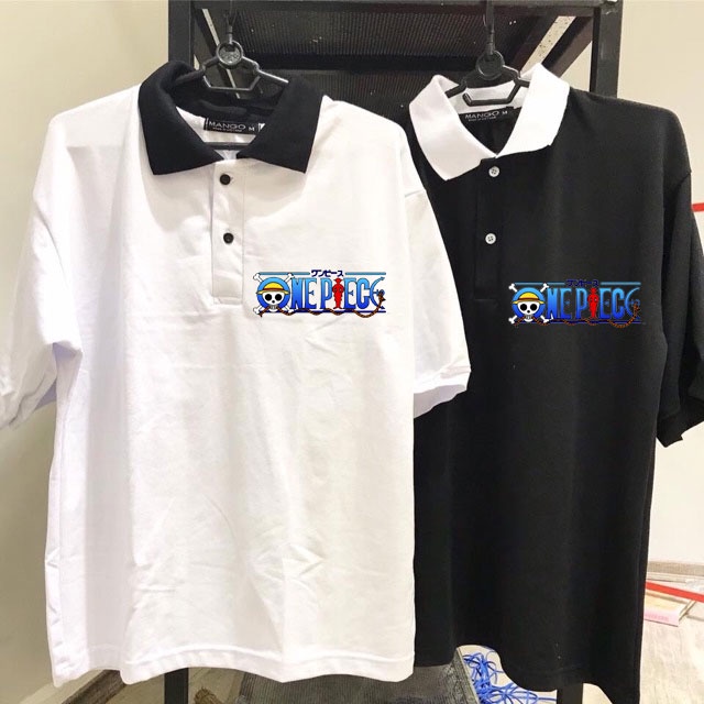 Áo One piece đảo hải tặc , áo Thun có cổ anime Luffy One piece