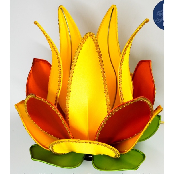 Đèn lụa hoa sen không đế 40cm