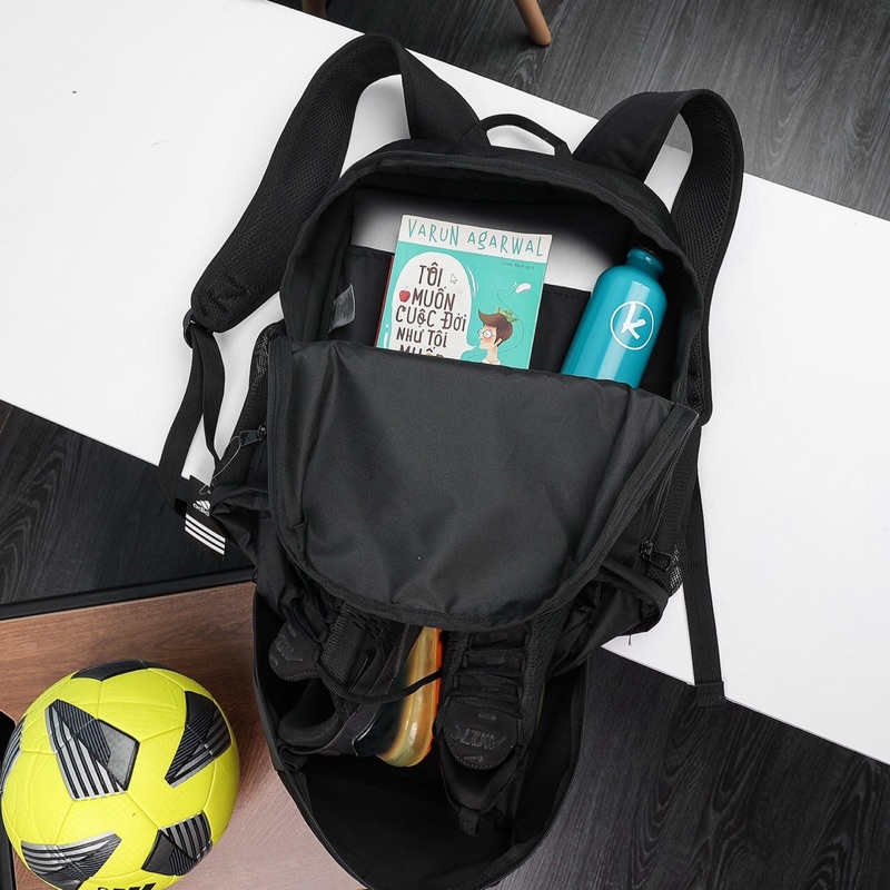 Balo Sport có ngăn giày riêng Tiro 23 League Black