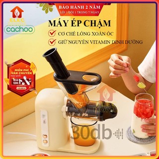 Máy ép chậm mini công suất lớn, máy ép trái cây rau củ quả kiệt bã nhỏ gọn tiện lợi dễ dàng tháo lắp vệ sinh