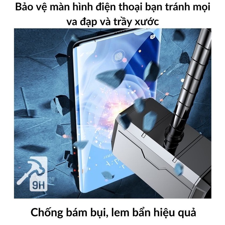 Kính cường lực Reno 10 5G Reno 10 Pro Reno 8T 5G  - Reno8 T 5G Full keo UV Loại xịn - Có video hướng dẫn dán tại nhà