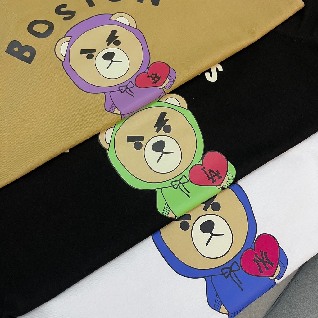 ❤❤❤ Áo Thun Ngắn Tay In Chữ MLB Thời Trang Cho Nam Nữ