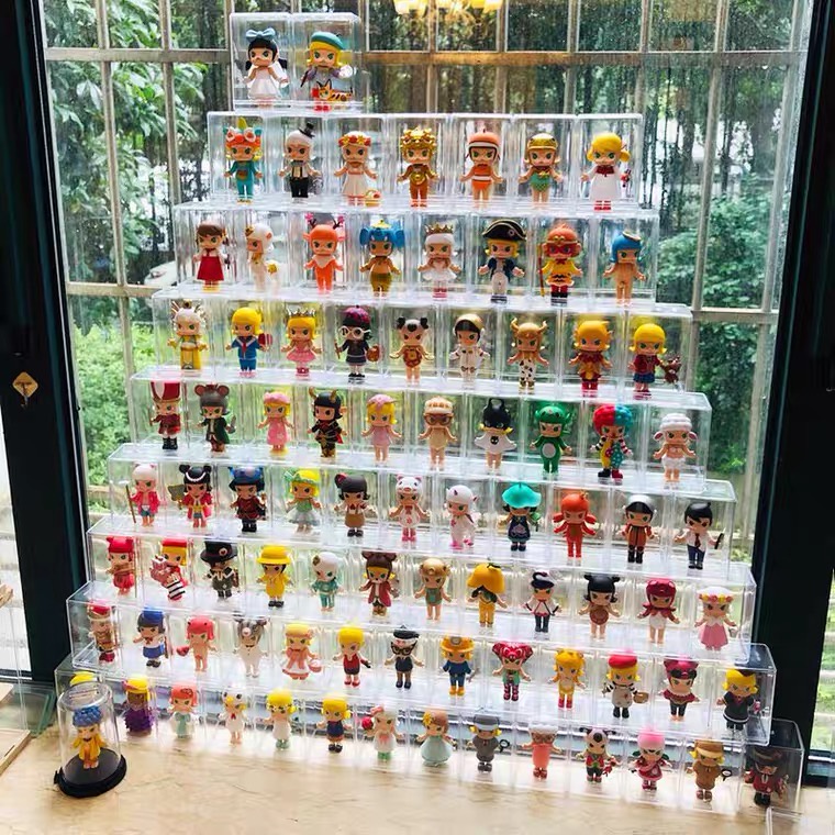 Elsabell. Hộp Trưng Bày Búp Bê Chống Bụi Và Trong Suốt