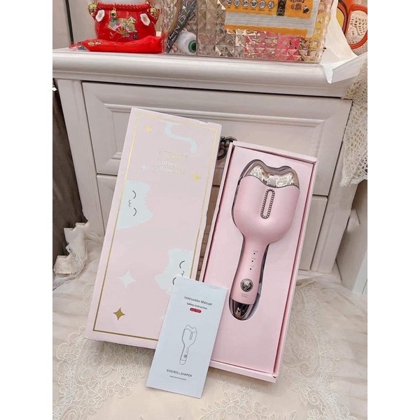 MÁY LÀM XOĂN HIPPIE KIỂU HÀN ( Vỏ hồng - sẵn hàng)