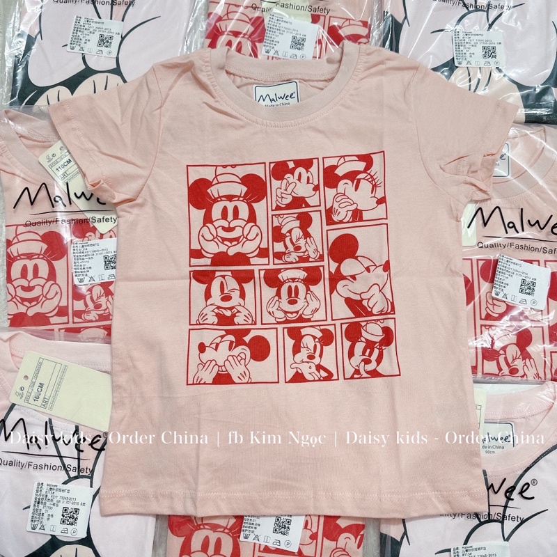 Áo phông Malwee bé gái mẫu mới 2023