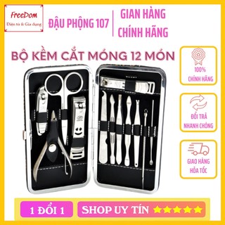 Bộ kềm cắt móng 12 món inox tiện dụng - bộ lớn
