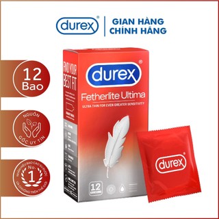 Bao cao su Durex Fetherlite Ultima hộp 12 Cái